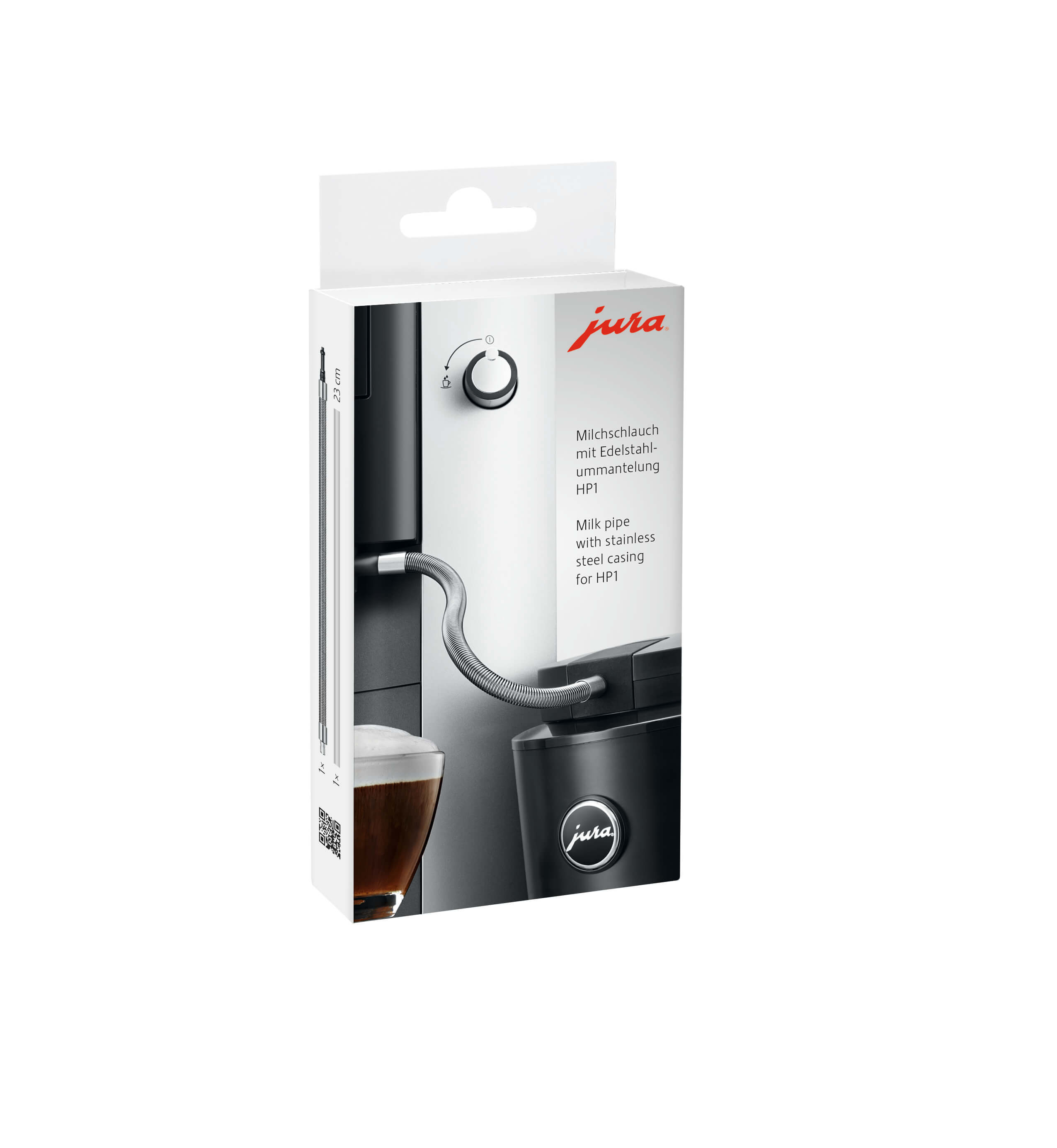 JURA Milchschlauch mit Edelstahlummantelung