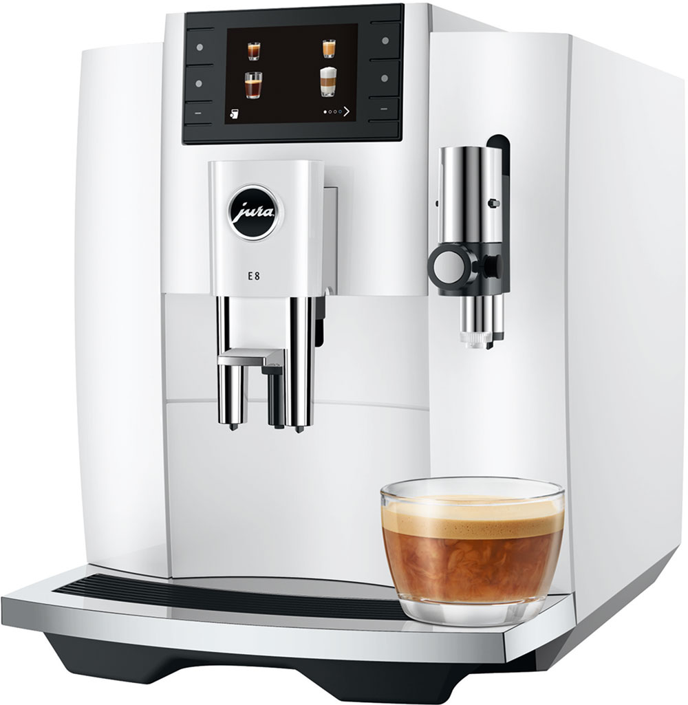 JURA E8 Piano White (EC)